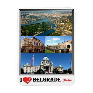 Íman RS Sérvia - Belgrado - I Love Mosaic -