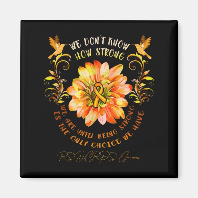 Íman Rsrps Awareness Flower We Dont Know How Strong  (Frente)