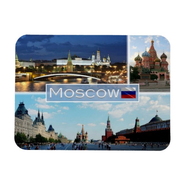 Íman RU Rússia - Moscou - (Horizontal)
