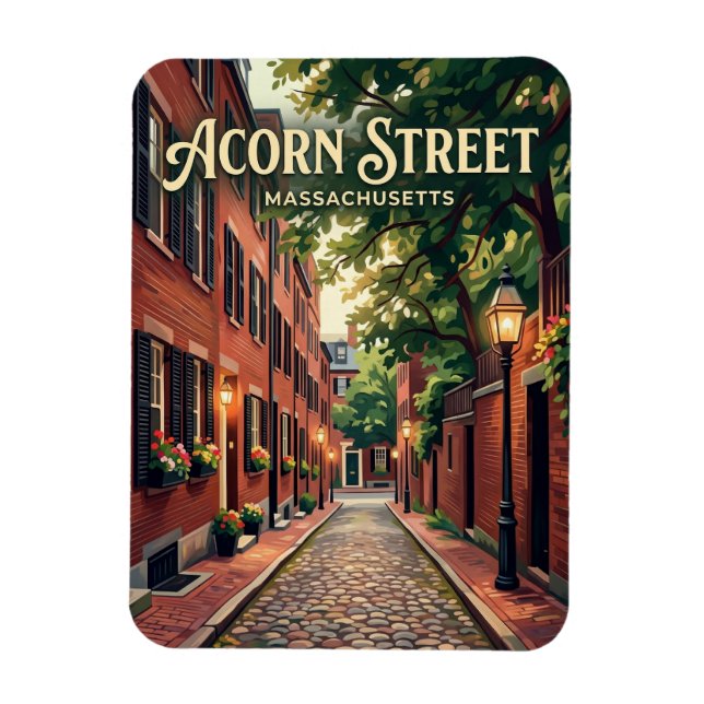 Íman Rua Acorn Massachusetts (Vertical)