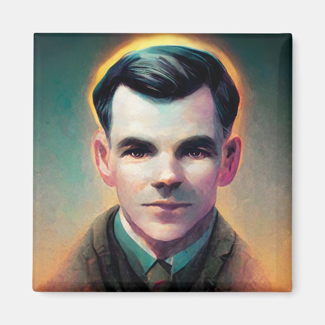 Íman Rua, Alan Turing. (Frente)