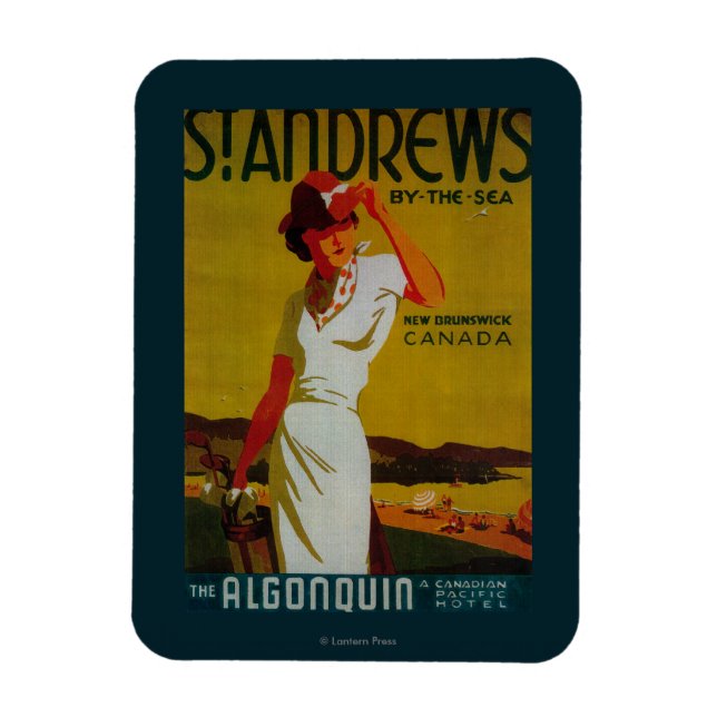 Íman Rua Andrews Algonquin Vintage PosterEuropa (Vertical)