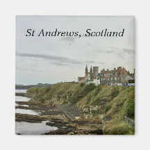 Rua Andrews Scotland Town Skyline View do Castelo