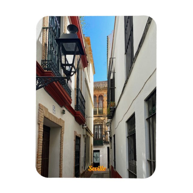 Íman Rua antiga em Sevilha, Espanha, viagem (Vertical)