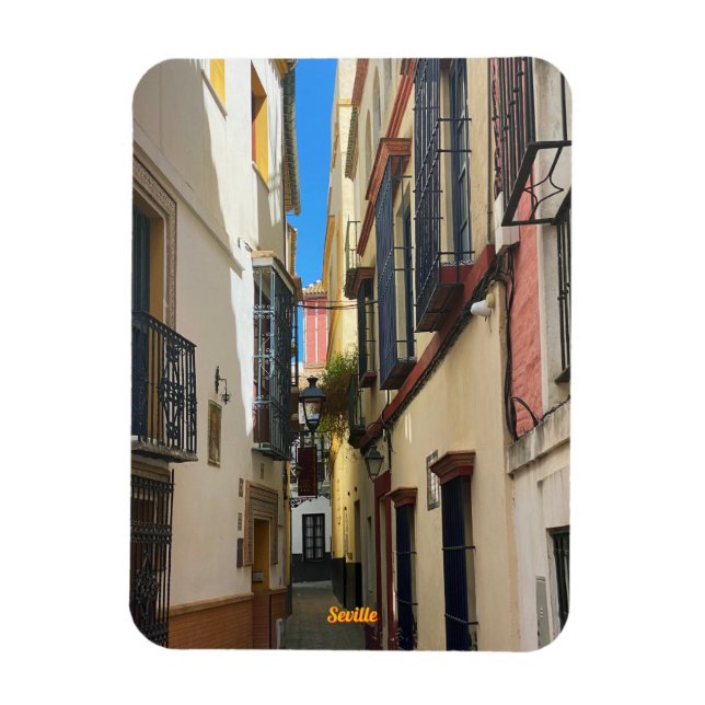 Íman Rua antiga em Sevilha, Espanha, viagem (Vertical)