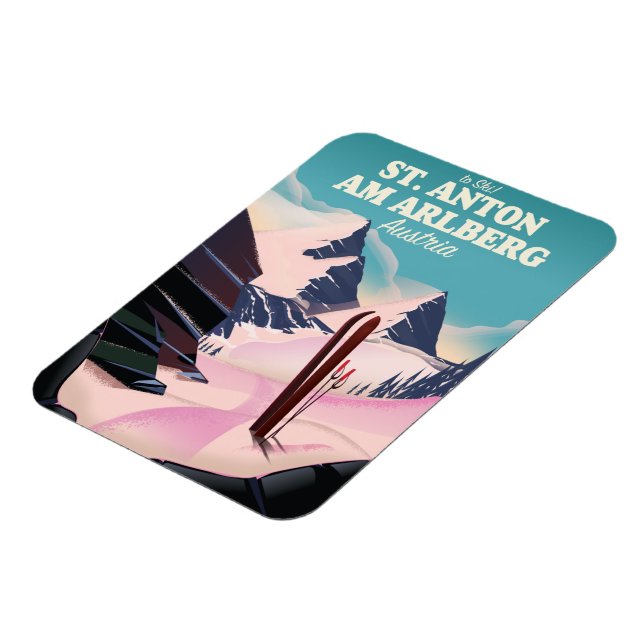 Íman Rua Anton am Arlberg ski Áustria (Left Side)