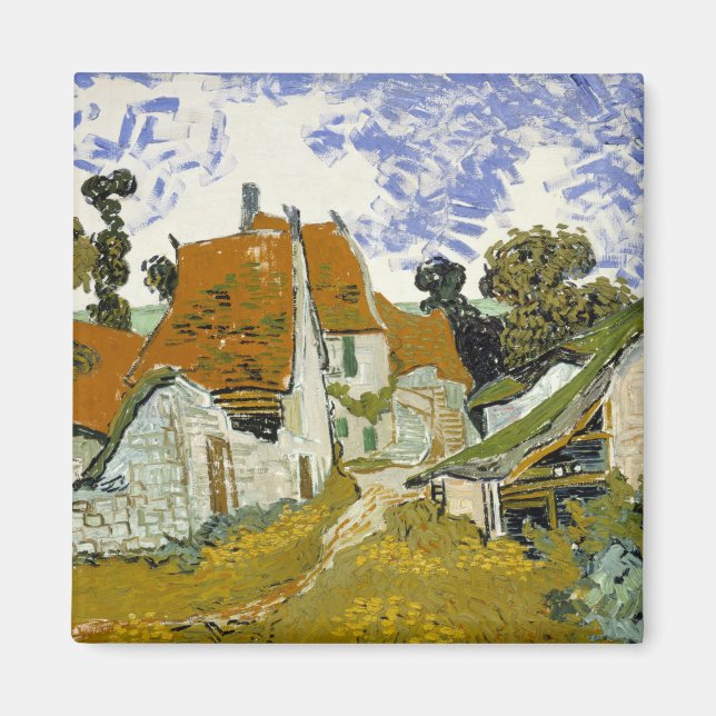Íman Rua Auvers-sur-Oise Vincent van Gogh (Frente)