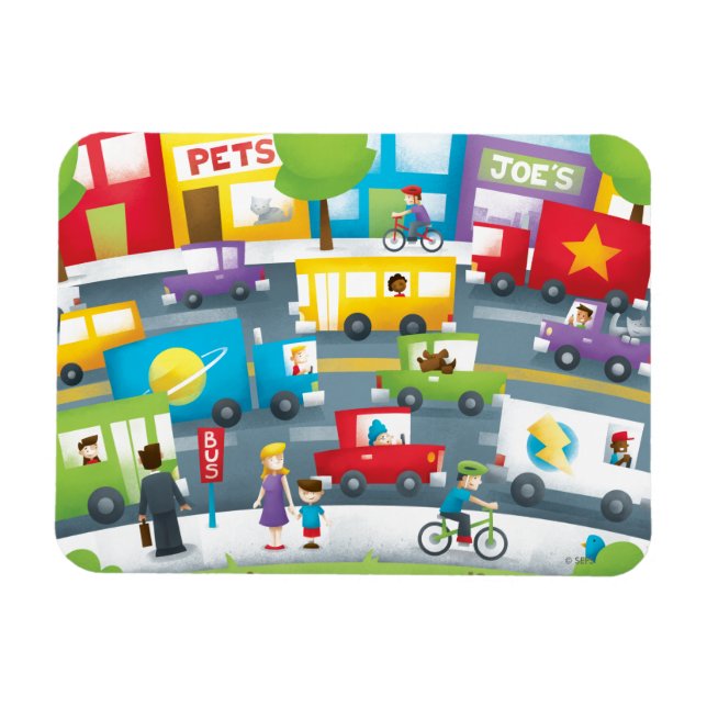 Íman Rua Cidade (Horizontal)