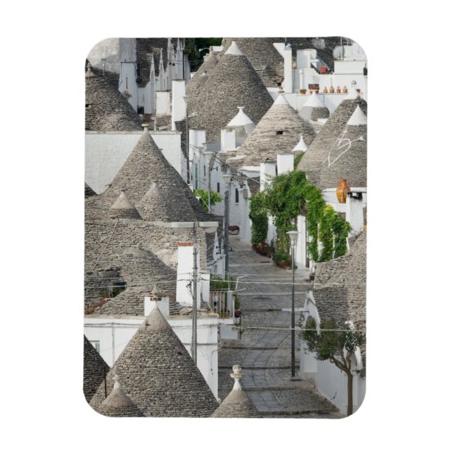 Íman Rua com casas trulli em Alberobello, Apúlia (Vertical)