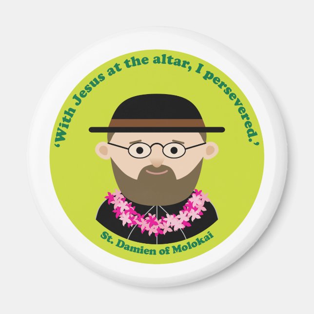 Íman Rua. Damien de Molokai (Frente)