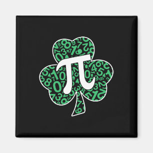 Íman Rua de Shamrock Pi Day, Dia de Patrick e Matemátic