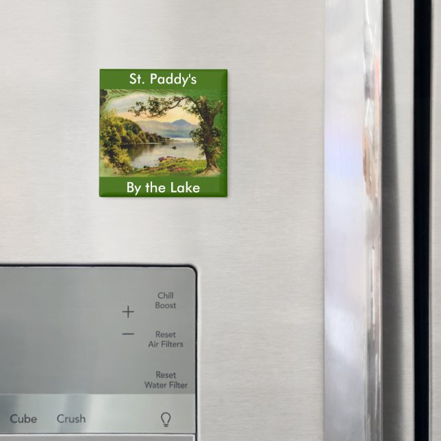 Íman Rua de Vintage, Paddy's perto do lago (In Situ (Fridge))