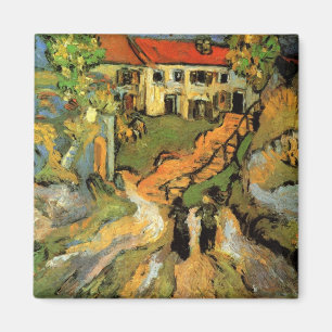 Íman Rua e Escadas da Vila Auvers, Figuras
