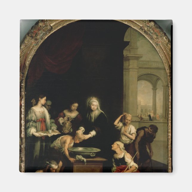 Íman Rua. Elizabeth da Hungria (Frente)