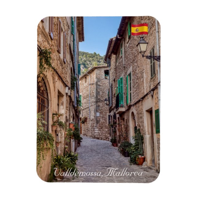 Íman Rua estreita da aldeia de Valldemossa - Maiorca (Vertical)