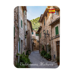 Íman Rua estreita da aldeia de Valldemossa - Maiorca
