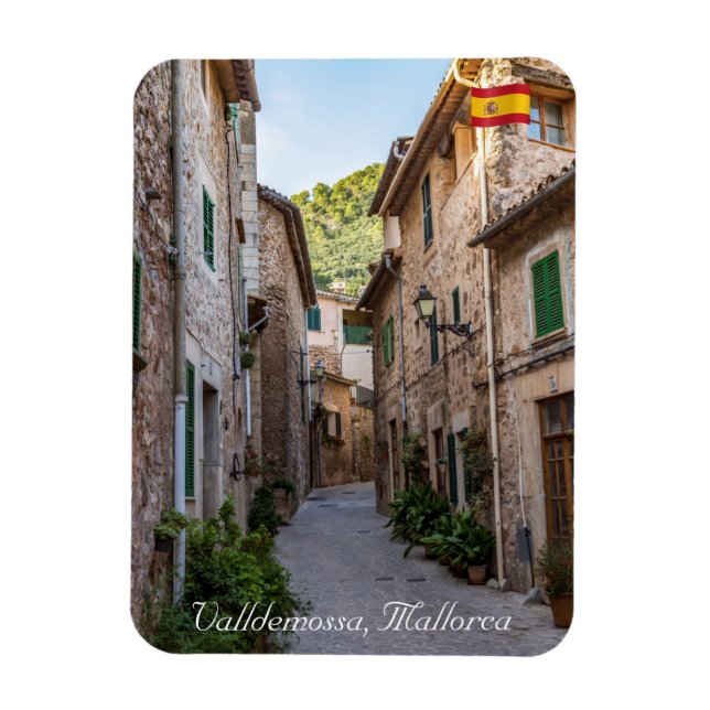 Íman Rua estreita da aldeia de Valldemossa - Maiorca (Vertical)