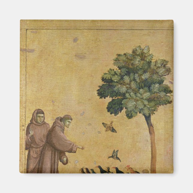 Íman Rua. Francisco de Assisi pregando aos pássaros (Frente)