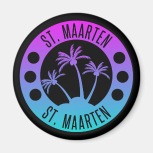 Íman Rua. Gradiente Azul Maarten Sint Martin