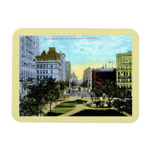 Íman Rua Griswold, Detroit 1910 Vintage