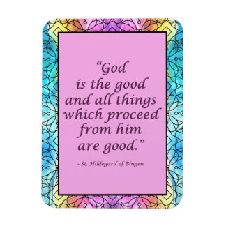 Íman Rua: Hildegard do Bingen Quote Magnet