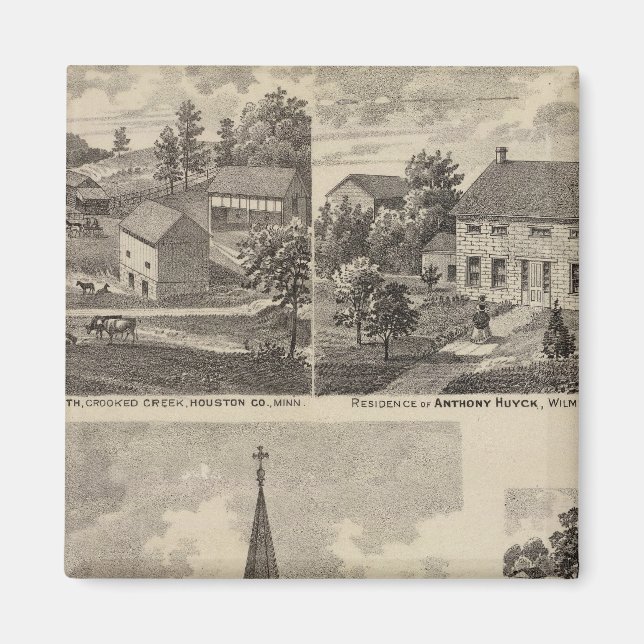 Íman Rua. Igreja de Peter, Caledonia, Minnesota (Frente)