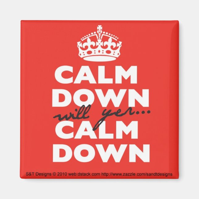 Íman rua-ímã calmo (Frente)