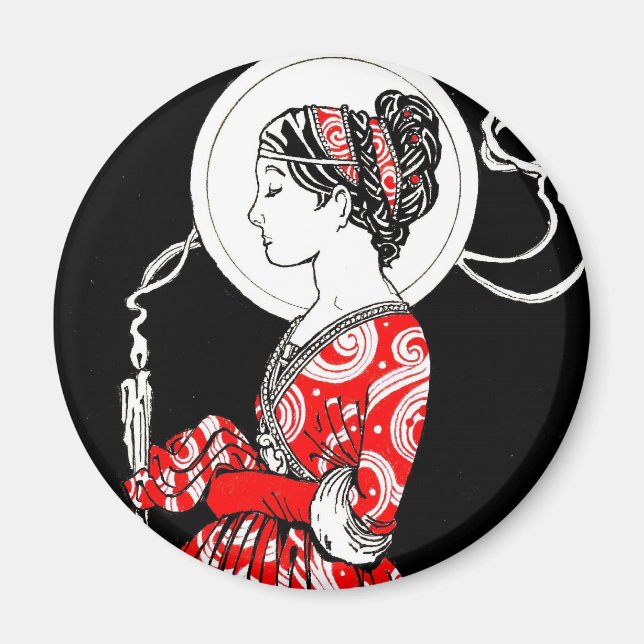 Íman Rua. Lucy of Syracuse Magnet (Frente)