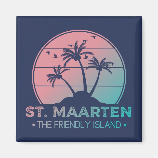 Íman Rua. Maarten | Gradiente Retroativo Sint Martin (Frente)