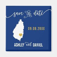 Rua marinho. Lucia Weding Save the Date Map