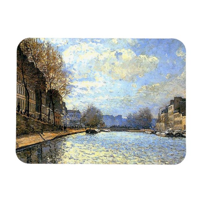 Íman Rua Martin Canal Alfred Sisley (Horizontal)