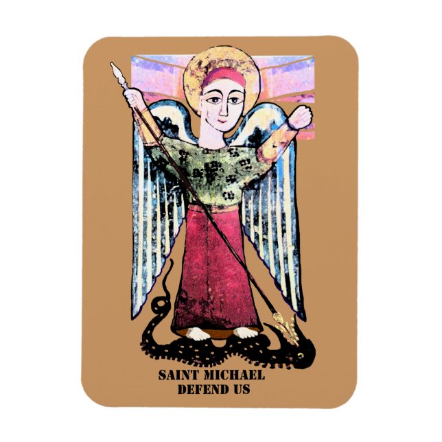 Íman Rua Michael e o dragão (Vertical)