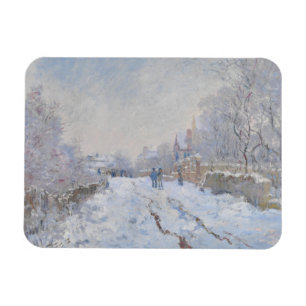 Íman Rua na Neve Argenteuil por Claude Monet
