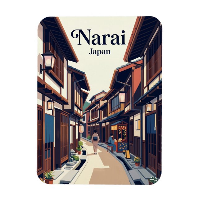 Íman rua Narai-juku Japão (Vertical)