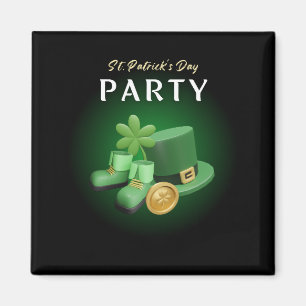 Íman Rua. Patricks Day Lucky Irish - Engraçado Lucky Ir