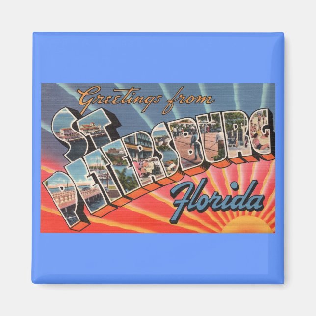 Íman Rua. Petersburg Flórida (Frente)