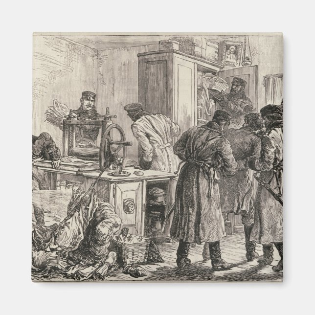 Íman Rua. Polícia de Petersburgo (Frente)