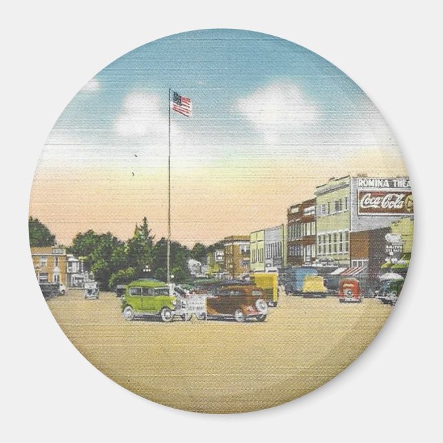 Íman Rua Principal da Floresta Histórica (Frente)