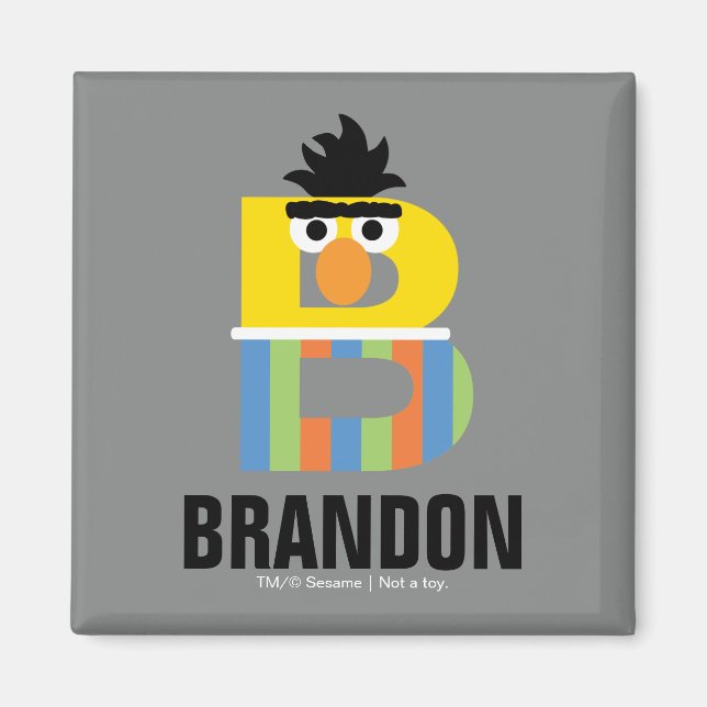 Íman Rua Sésamo | B é para Bert (Frente)