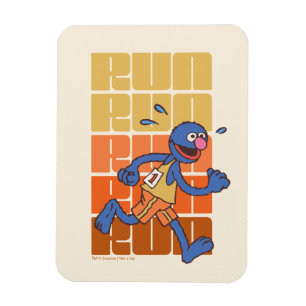 Íman Rua Sésamo Corridas de Grover