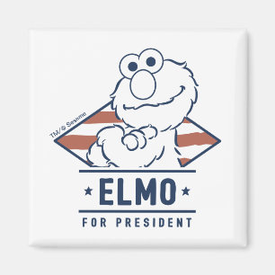 Íman Rua Sésamo   Elmo Antigo para Presidente