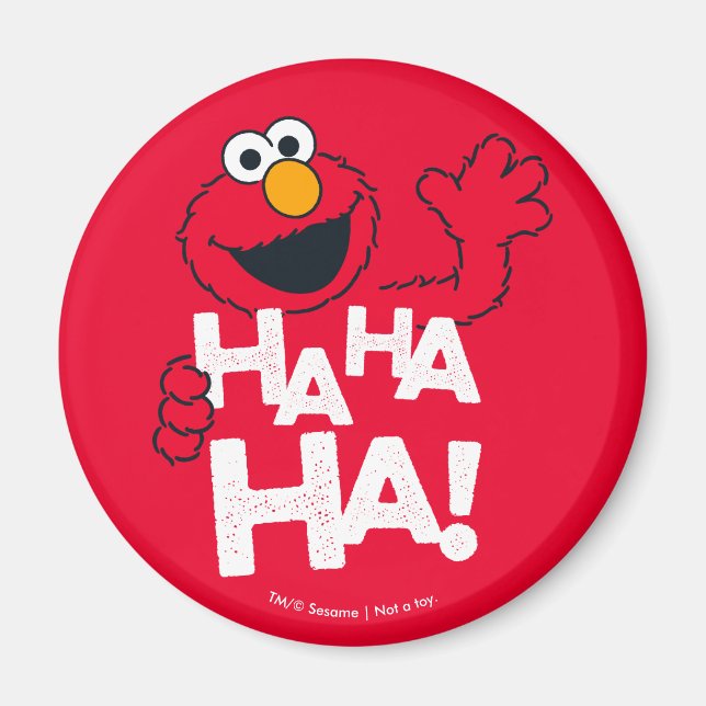 Íman Rua Sésamo | Elmo - Ha Ha Ha! (Frente)