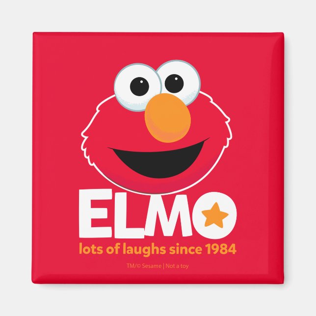 Íman Rua Sésamo | Elmo Muitas filhas desde 1984 (Frente)