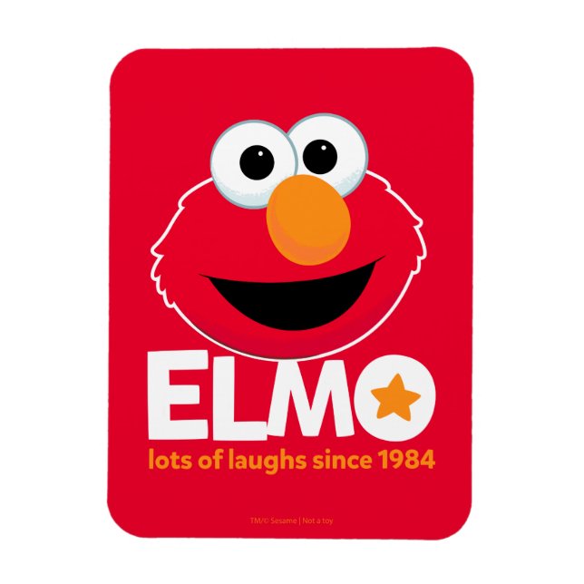 Íman Rua Sésamo | Elmo Muitas filhas desde 1984 (Vertical)