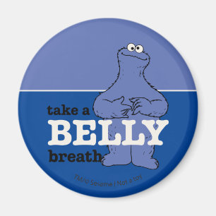 Íman Rua Sésamo Monstro Do Biscoito Respirar