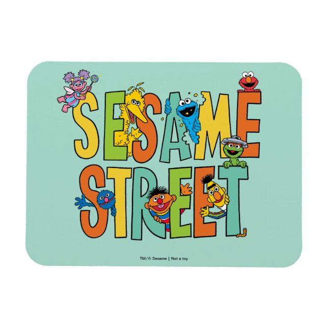 Íman Rua Sésamo | Sesame Street Tipo Pals (Horizontal)