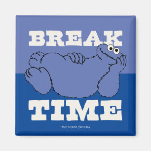 Íman Rua Sésamo Tempo de pausa do Monstro do Biscoito