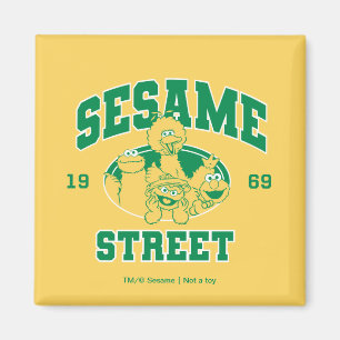 Íman Rua Sésamo   Vintage 1969