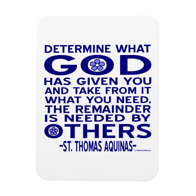 Íman Rua Thomas Aquinas (Vertical)