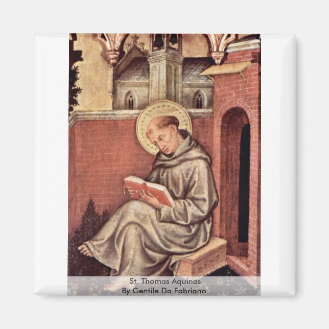 Íman Rua Thomas Aquinas, Por Gentile Da Fabriano (Frente)